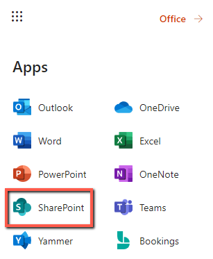 How to access SharePoint