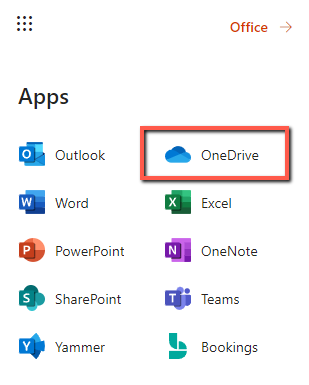 How to access OneDrive